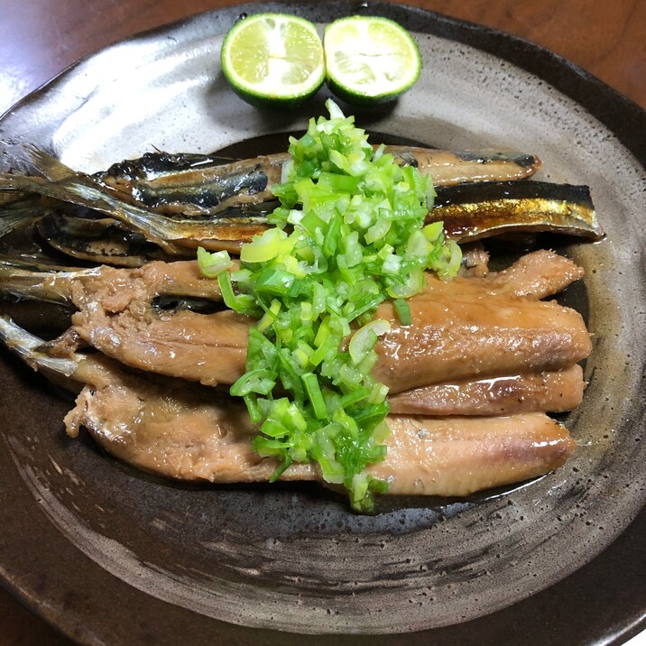 さんまの開きの生姜焼き